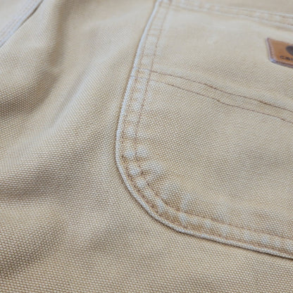 【中古品】【メンズ】 CARHARTT カーハート B11 BRN 16年製 メキシコ製 WASHED DUCK PAINTER PANTS ウォッシュド ダック ペインター パンツ ボトムス ズボン 157-260706-cs-20-izu サイズ：38×30 カラー：ブラウン 万代Net店