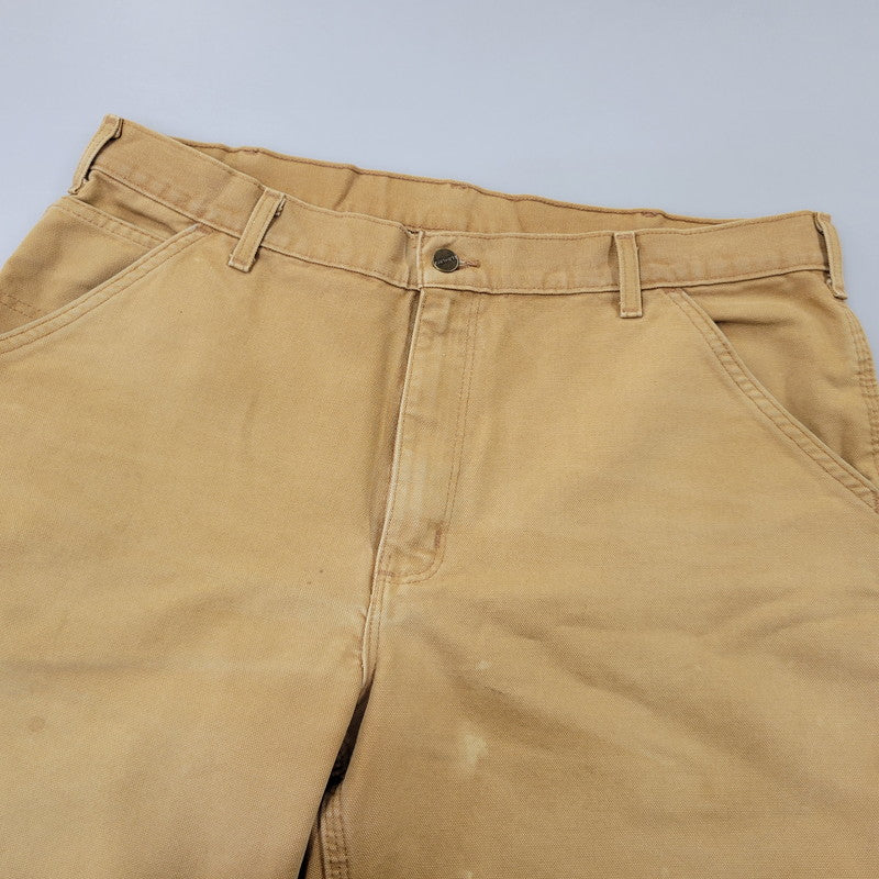 【中古品】【メンズ】 CARHARTT カーハート B11 BRN 16年製 メキシコ製 WASHED DUCK PAINTER PANTS ウォッシュド ダック ペインター パンツ ボトムス ズボン 157-260706-cs-20-izu サイズ：38×30 カラー：ブラウン 万代Net店