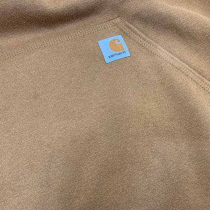 【中古品】【メンズ】 CARHARTT カーハート 906-488 メキシコ製 22年製 LOOSE FIT AEM LOGO HOODED SWEAT SHIRT ルーズフィット ロゴ フーデッド スウェット トップス 長袖 146-260730-cs-28-izu サイズ：M カラー：ブラウン 万代Net店
