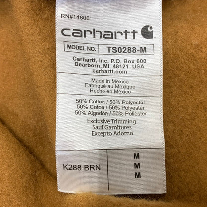 【中古品】【メンズ】 CARHARTT カーハート 906-488 メキシコ製 22年製 LOOSE FIT AEM LOGO HOODED SWEAT SHIRT ルーズフィット ロゴ フーデッド スウェット トップス 長袖 146-260730-cs-28-izu サイズ：M カラー：ブラウン 万代Net店