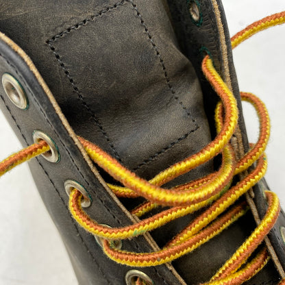 【中古品】【メンズ/レディース】 RED WING レッドウィング 8190 USA製 ROUNDE-TOE BOOTS ラウンドトゥ ブーツ 靴 164-260701-kh-09-izu サイズ：25 カラー：ブラック 万代Net店