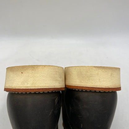 【中古品】【メンズ/レディース】 RED WING レッドウィング 8190 USA製 ROUNDE-TOE BOOTS ラウンドトゥ ブーツ 靴 164-260701-kh-09-izu サイズ：25 カラー：ブラック 万代Net店