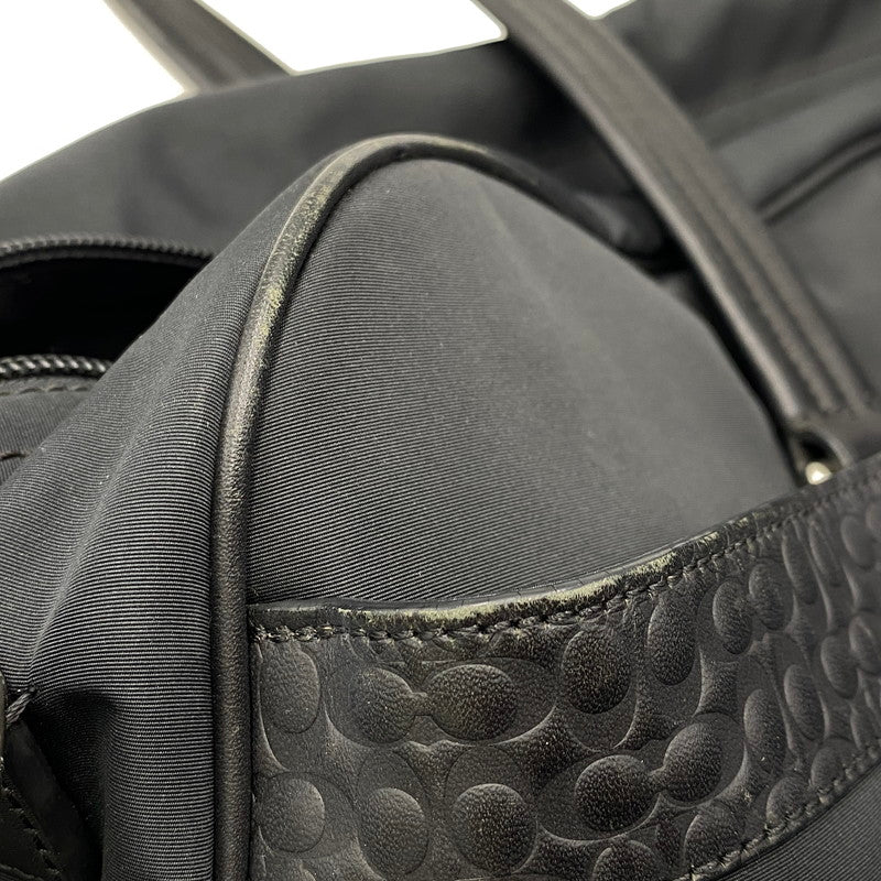【中古品】【メンズ/レディース】 COACH コーチ F70774 2WAY BOSTON BAG ボストン バッグ カバン 180-260701-kh-14-izu カラー：ブラック 万代Net店