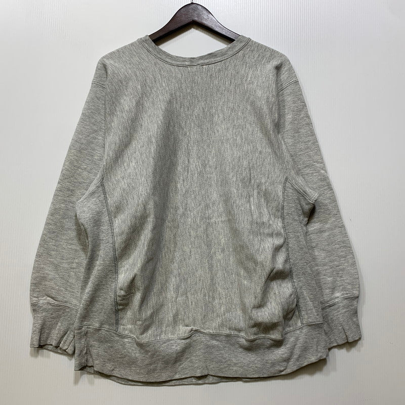 【中古品】【メンズ】 Champion チャンピオン REVERSE WEAVE SWEATSHIRT リバースウィーブ スウェットシャツ トレーナー USA製 トリコタグ後期 目有 146-260702-as-08-izu サイズ：XL カラー：グレー 万代Net店