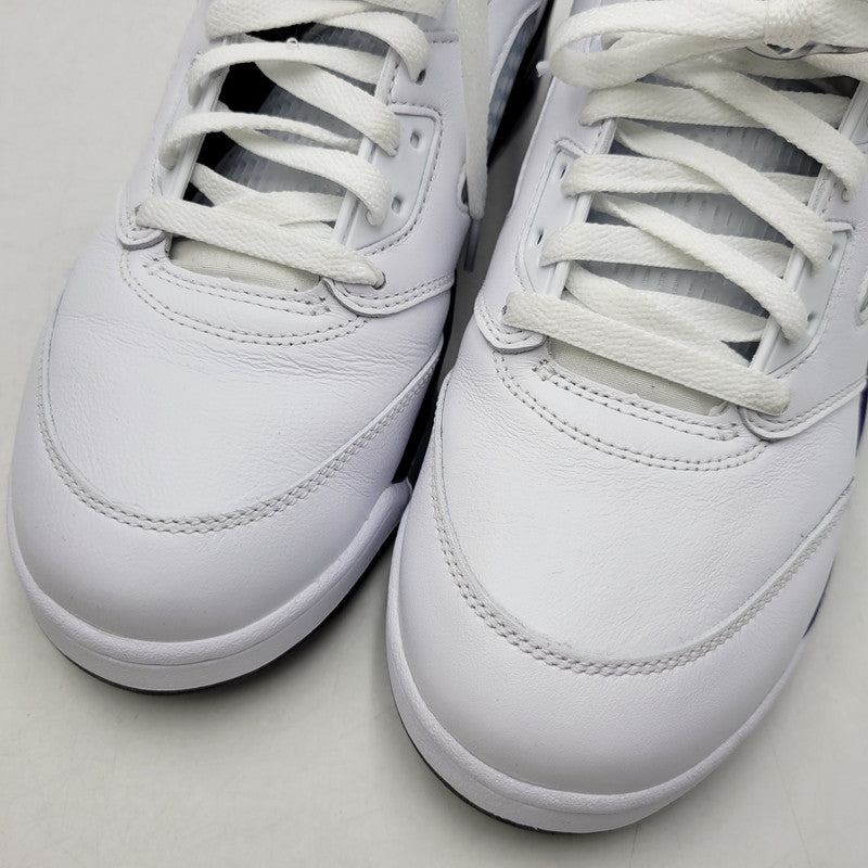 【中古品】【メンズ】 NIKE ナイキ HQ7978-100 AIR JORDAN 5 RETRO GRAPE (2025) エア ジョーダン 5 レトロ グレープ スニーカー 靴 160-260630-kh-09-izu サイズ：28.5 カラー：WHITE/NEW EMERALD-GRAPE ICE-BLACK 万代Net店