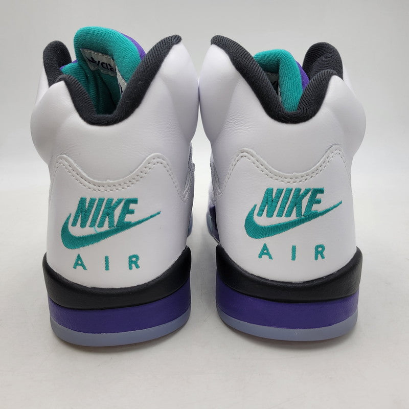 【中古品】【メンズ】 NIKE ナイキ HQ7978-100 AIR JORDAN 5 RETRO GRAPE (2025) エア ジョーダン 5 レトロ グレープ スニーカー 靴 160-260630-kh-09-izu サイズ：28.5 カラー：WHITE/NEW EMERALD-GRAPE ICE-BLACK 万代Net店