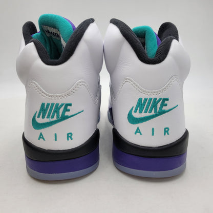 【中古品】【メンズ】 NIKE ナイキ HQ7978-100 AIR JORDAN 5 RETRO GRAPE (2025) エア ジョーダン 5 レトロ グレープ スニーカー 靴 160-260630-kh-09-izu サイズ：28.5 カラー：WHITE/NEW EMERALD-GRAPE ICE-BLACK 万代Net店