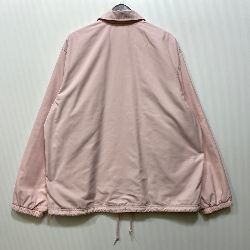 【中古品】【メンズ】 SUPREME シュプリーム SPELLOUT COACHES JACKET スペルアウト コーチ ジャケット アウター 149-260701-kh-07-izu サイズ：L カラー：ピンク 万代Net店