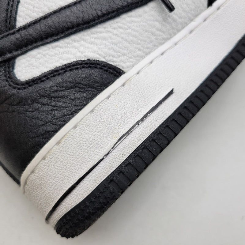 【中古品】【メンズ】 NIKE ナイキ × STUSSY ステューシー DJ7840-002 AIR FORCE 1 MID エア フォース 1 ミッド スニーカー 靴 160-260630-kh-07-izu サイズ：26.5 カラー：BLACK/BLACK-WHITE 万代Net店