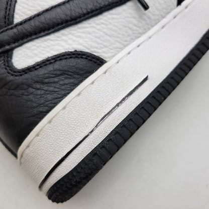 【中古品】【メンズ】 NIKE ナイキ × STUSSY ステューシー DJ7840-002 AIR FORCE 1 MID エア フォース 1 ミッド スニーカー 靴 160-260630-kh-07-izu サイズ：26.5 カラー：BLACK/BLACK-WHITE 万代Net店