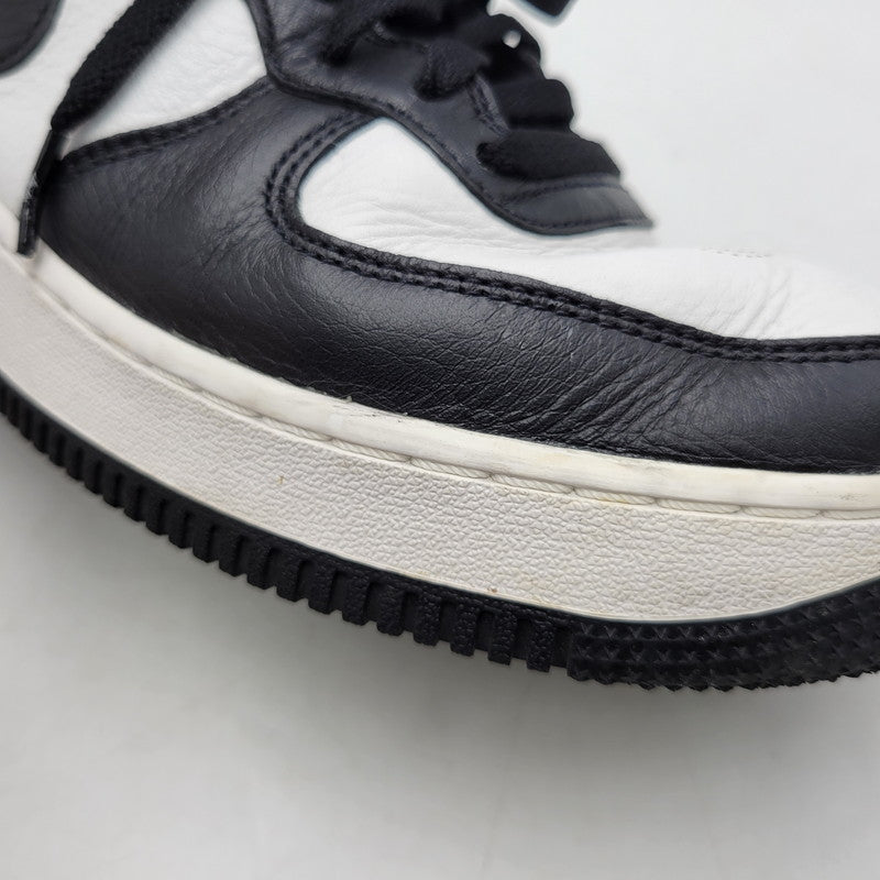 【中古品】【メンズ】 NIKE ナイキ × STUSSY ステューシー DJ7840-002 AIR FORCE 1 MID エア フォース 1 ミッド スニーカー 靴 160-260630-kh-07-izu サイズ：26.5 カラー：BLACK/BLACK-WHITE 万代Net店