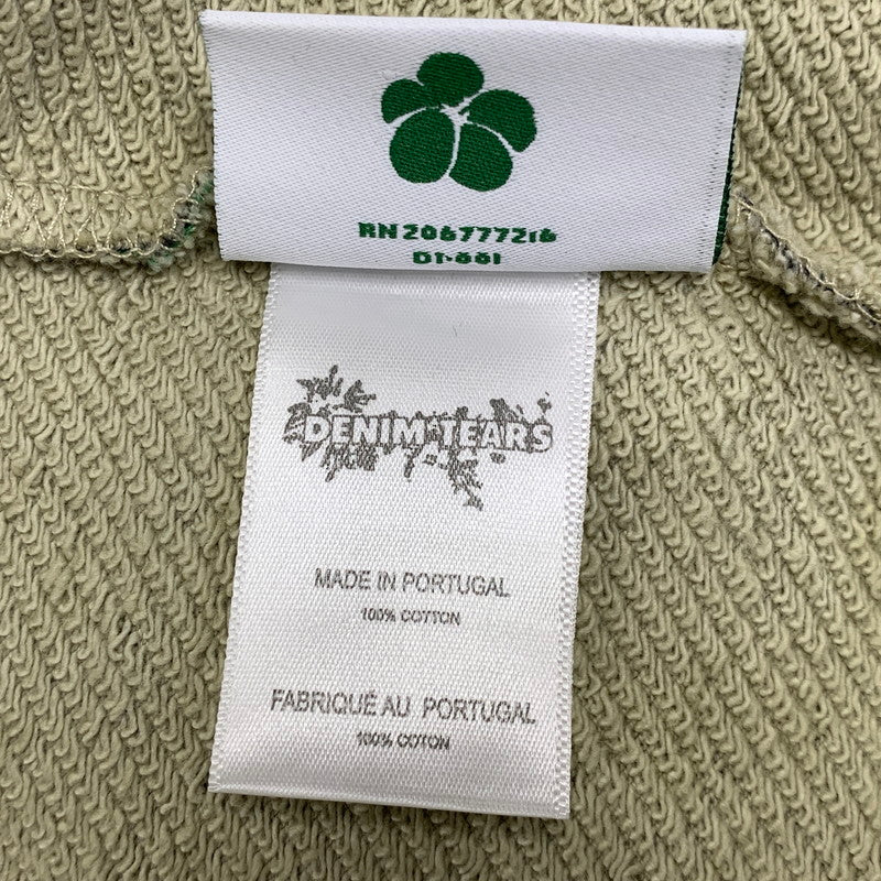 【中古品】【メンズ】 DENIM TEARS デニムティアーズ GREEN CAMO COTTON WREATH ZIP HOODIE グリーン カモ コットン リース ジップ フーディー パーカー トップス 142-260701-kh-21-izu サイズ：M カラー：マルチ 万代Net店