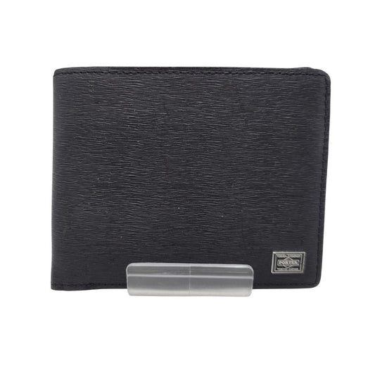 【中古品】【メンズ/レディース】 PORTER ポーター CURRENT WALLET カレント ウォレット 財布 201-260708-as-08-izu カラー：ブラック 万代Net店