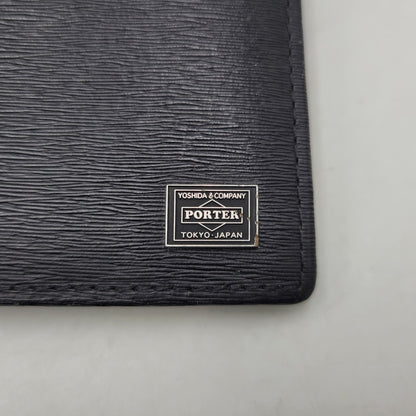 【中古品】【メンズ/レディース】 PORTER ポーター CURRENT WALLET カレント ウォレット 財布 201-260708-as-08-izu カラー：ブラック 万代Net店