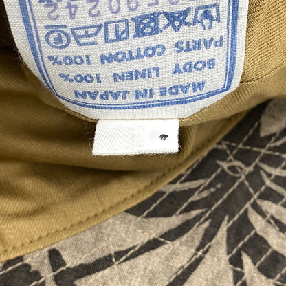 【中古品】【メンズ/レディース】 45R フォーティーファイブアール 80590242 リネンロータスプリントのハット 帽子 185-260701-kh-10-izu カラー：ベージュ×ブラウン 万代Net店