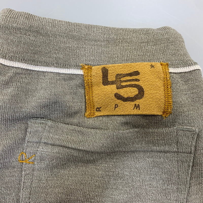 【中古品】【メンズ】 45R フォーティファイブ・アール 裏毛の908 スウェットパンツ 156-260702-as-02-izu サイズ：1 カラー：グレー 万代Net店