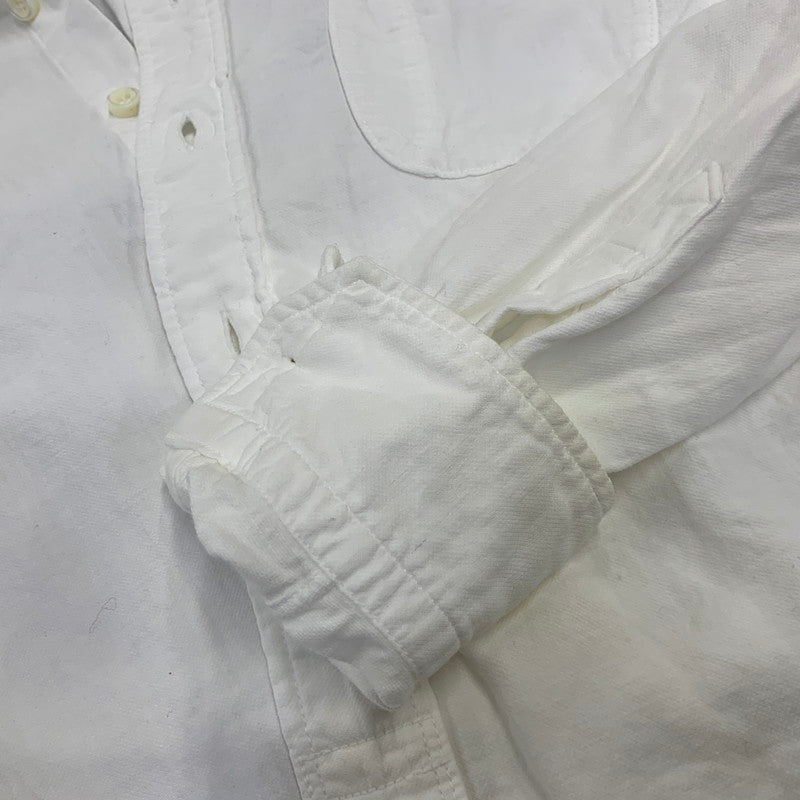 【中古品】【メンズ】 45R フォーティーファイブアール 51130144 ダブルガーゼの908ローファーシャツ トップス 145-260701-kh-19-izu サイズ：2 カラー：ホワイト 万代Net店