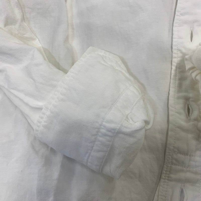 【中古品】【メンズ】 45R フォーティーファイブアール 51130144 ダブルガーゼの908ローファーシャツ トップス 145-260701-kh-19-izu サイズ：2 カラー：ホワイト 万代Net店