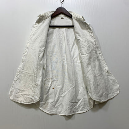 【中古品】【メンズ】 45R フォーティーファイブアール 51130144 ダブルガーゼの908ローファーシャツ トップス 145-260701-kh-19-izu サイズ：2 カラー：ホワイト 万代Net店