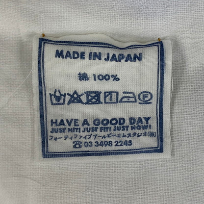 【中古品】【メンズ】 45R フォーティーファイブアール 51130144 ダブルガーゼの908ローファーシャツ トップス 145-260701-kh-19-izu サイズ：2 カラー：ホワイト 万代Net店