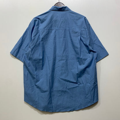 【中古品】【メンズ】 AURALEE オーラリー A25SS03TN WASHED FINX TWILL BIG HALF SLEEVED SHIRT フィンクス ツイル ビッグ ハーフ スリーブ シャツ トップス 140-260701-kh-18-izu サイズ：3 カラー：ブルー 万代Net店