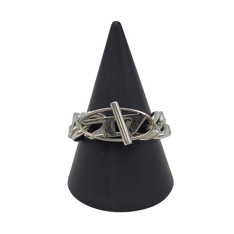 【中古品】【メンズ/レディース】 DIESEL ディーゼル STAINLESS STEEL SOFT CHAIN RING ステンレススチール ソフトチェーンリング 指輪 アクセサリー 192-260708-as-10-izu カラー：シルバー 万代Net店