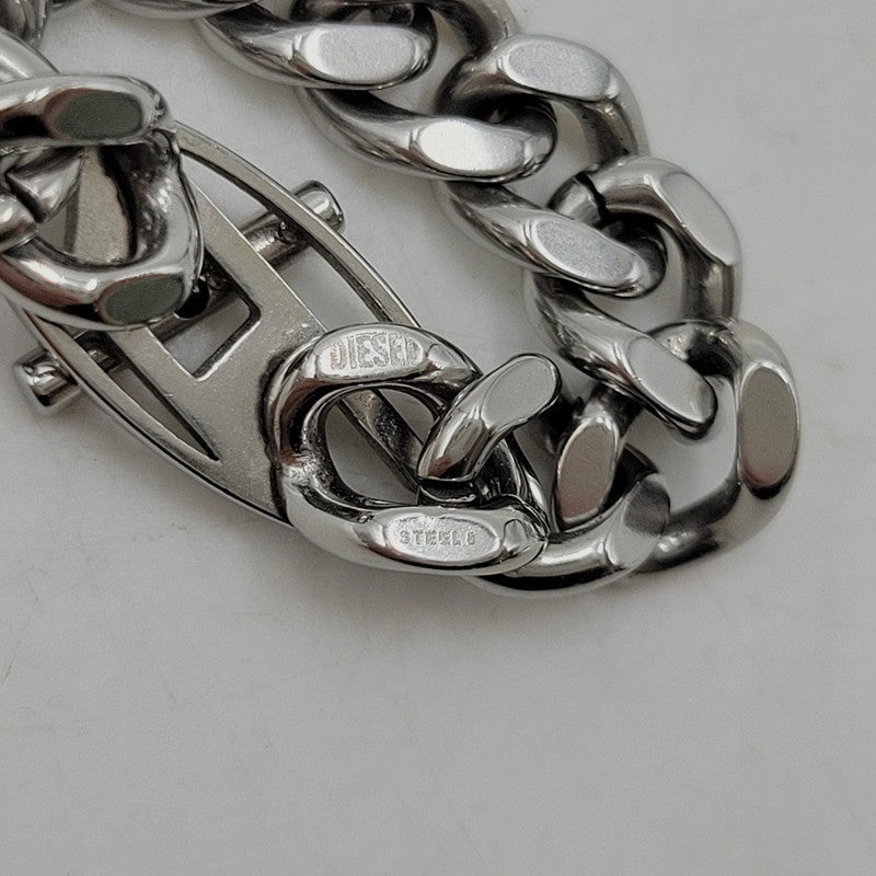 【中古品】【メンズ/レディース】 DIESEL ディーゼル STAINLESS STEEL SOFT CHAIN RING ステンレススチール ソフトチェーンリング 指輪 アクセサリー 192-260708-as-10-izu カラー：シルバー 万代Net店