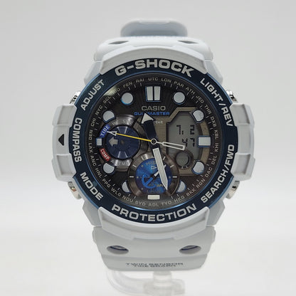 【中古品】【メンズ/レディース】 G-SHOCK ジーショック GN-1000C GULFMASTER ガルフマスター アナデジ 腕時計 時計 196-260702-cs-15-izu サイズ：50.5 × 53.4 × 15.9 mm カラー：ライトグレー系×ブルー 万代Net店
