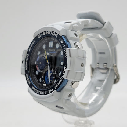 【中古品】【メンズ/レディース】 G-SHOCK ジーショック GN-1000C GULFMASTER ガルフマスター アナデジ 腕時計 時計 196-260702-cs-15-izu サイズ：50.5 × 53.4 × 15.9 mm カラー：ライトグレー系×ブルー 万代Net店