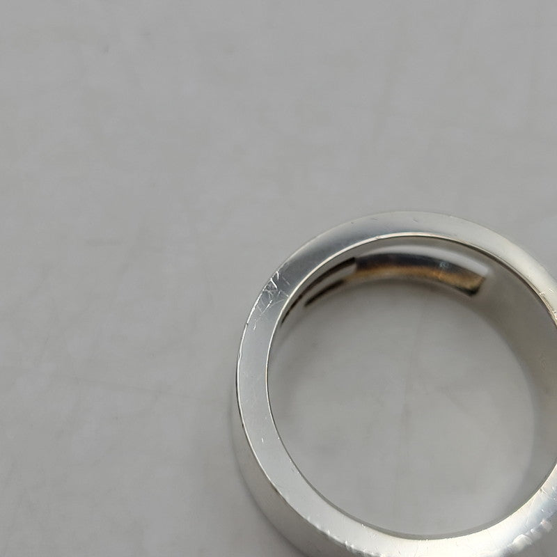 【中古品】【メンズ/レディース】 GUCCI グッチ 925 472 AR ブランデッドG RING ジー リング 指輪 アクセサリー 182-260702-cs-14-izu サイズ：16号 カラー：シルバー 万代Net店