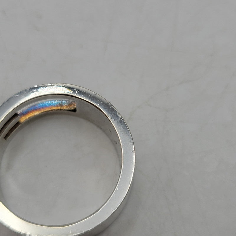 【中古品】【メンズ/レディース】 GUCCI グッチ 925 472 AR ブランデッドG RING ジー リング 指輪 アクセサリー 182-260702-cs-14-izu サイズ：16号 カラー：シルバー 万代Net店