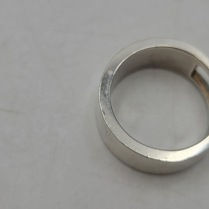 【中古品】【メンズ/レディース】 GUCCI グッチ 925 472 AR ブランデッドG RING ジー リング 指輪 アクセサリー 182-260702-cs-14-izu サイズ：16号 カラー：シルバー 万代Net店