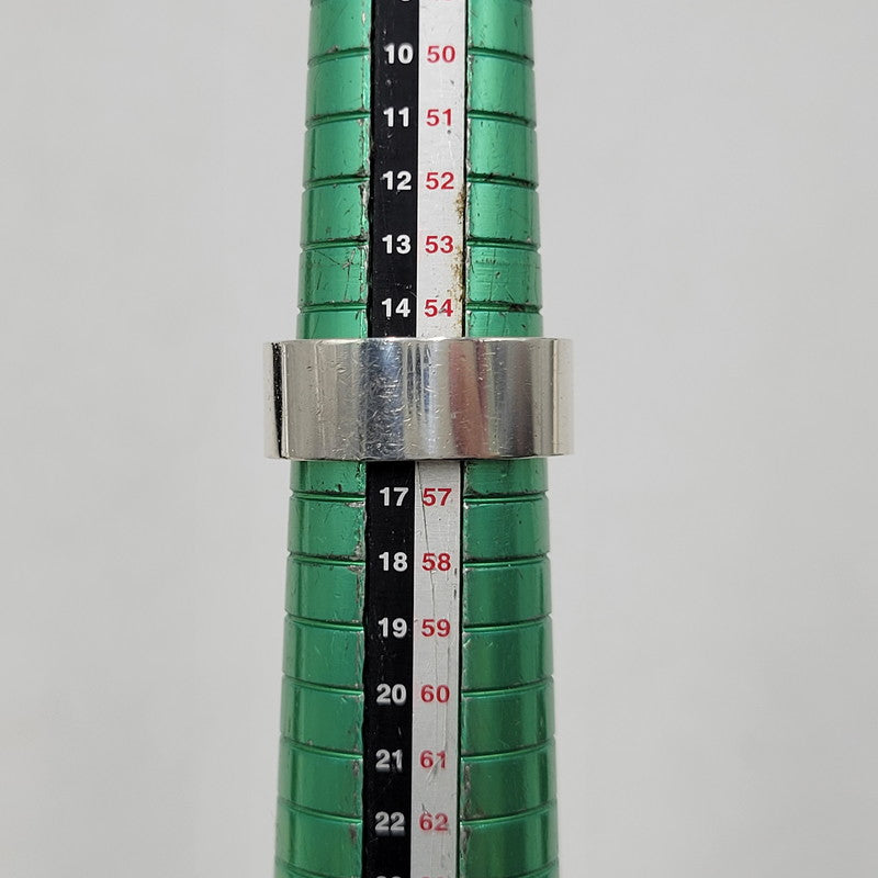 【中古品】【メンズ/レディース】 GUCCI グッチ 925 472 AR ブランデッドG RING ジー リング 指輪 アクセサリー 182-260702-cs-14-izu サイズ：16号 カラー：シルバー 万代Net店