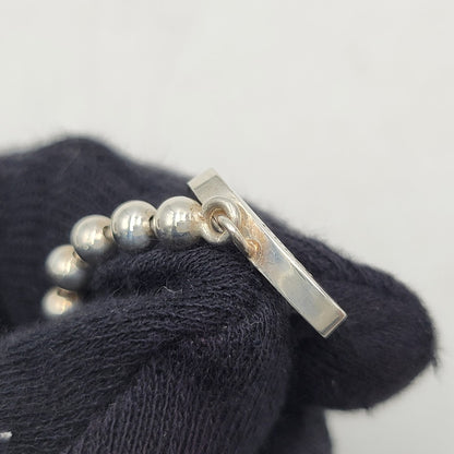 【中古品】【レディース】 GUCCI グッチ 925 1697 AR ハート ボールチェーン リング 指輪 アクセサリー 182-260702-cs-13-izu サイズ：16号 カラー：シルバー 万代Net店