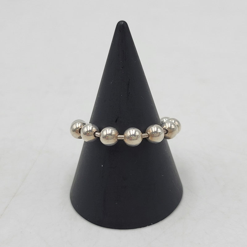 【中古品】【レディース】 GUCCI グッチ 925 1697 AR ハート ボールチェーン リング 指輪 アクセサリー 182-260702-cs-13-izu サイズ：16号 カラー：シルバー 万代Net店