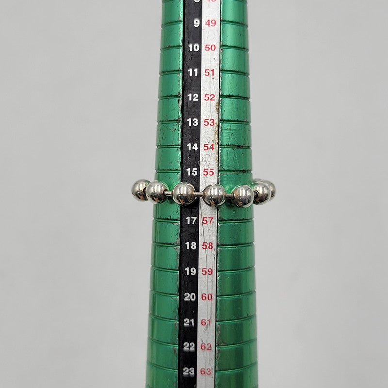 【中古品】【レディース】 GUCCI グッチ 925 1697 AR ハート ボールチェーン リング 指輪 アクセサリー 182-260702-cs-13-izu サイズ：16号 カラー：シルバー 万代Net店