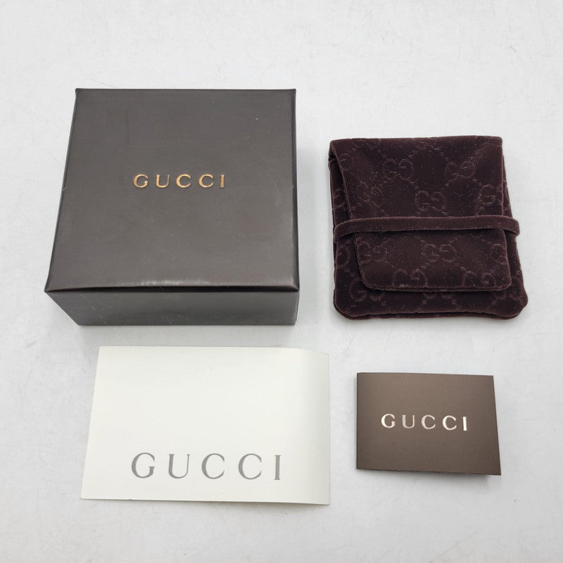 【中古品】【メンズ/レディース】 GUCCI グッチ 925 1897 AR ダブル ボールチェーン プレート ブレスレット アクセサリー 182-260702-cs-12-izu サイズ：17 カラー：シルバー 万代Net店