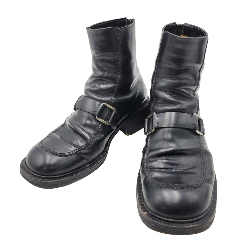 【現状渡し品】【メンズ】 COSTUME HOMME コスチューム オム LEATHER ZIP BOOTS レザー ジップ ブーツ シューズ 靴 164-260702-cs-19-izu サイズ：7 カラー：ブラック 万代Net店