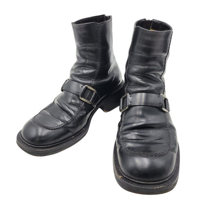 【現状渡し品】【メンズ】 COSTUME HOMME コスチューム オム LEATHER ZIP BOOTS レザー ジップ ブーツ シューズ 靴 164-260702-cs-19-izu サイズ：7 カラー：ブラック 万代Net店