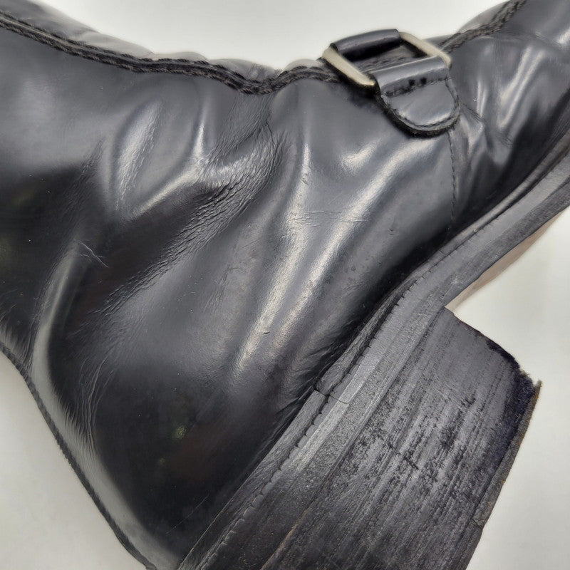 【現状渡し品】【メンズ】 COSTUME HOMME コスチューム オム LEATHER ZIP BOOTS レザー ジップ ブーツ シューズ 靴 164-260702-cs-19-izu サイズ：7 カラー：ブラック 万代Net店