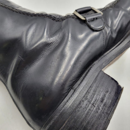 【現状渡し品】【メンズ】 COSTUME HOMME コスチューム オム LEATHER ZIP BOOTS レザー ジップ ブーツ シューズ 靴 164-260702-cs-19-izu サイズ：7 カラー：ブラック 万代Net店