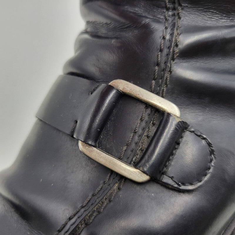 【現状渡し品】【メンズ】 COSTUME HOMME コスチューム オム LEATHER ZIP BOOTS レザー ジップ ブーツ シューズ 靴 164-260702-cs-19-izu サイズ：7 カラー：ブラック 万代Net店