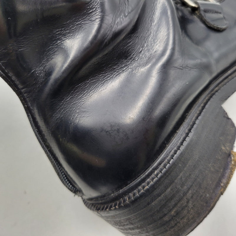 【現状渡し品】【メンズ】 COSTUME HOMME コスチューム オム LEATHER ZIP BOOTS レザー ジップ ブーツ シューズ 靴 164-260702-cs-19-izu サイズ：7 カラー：ブラック 万代Net店
