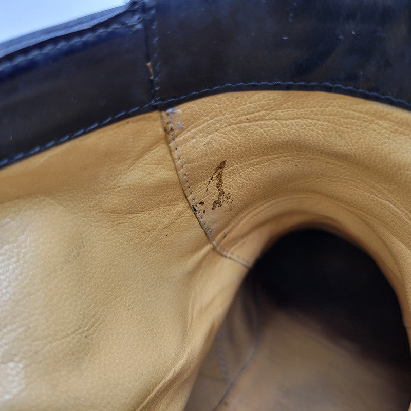 【現状渡し品】【メンズ】 COSTUME HOMME コスチューム オム LEATHER ZIP BOOTS レザー ジップ ブーツ シューズ 靴 164-260702-cs-19-izu サイズ：7 カラー：ブラック 万代Net店