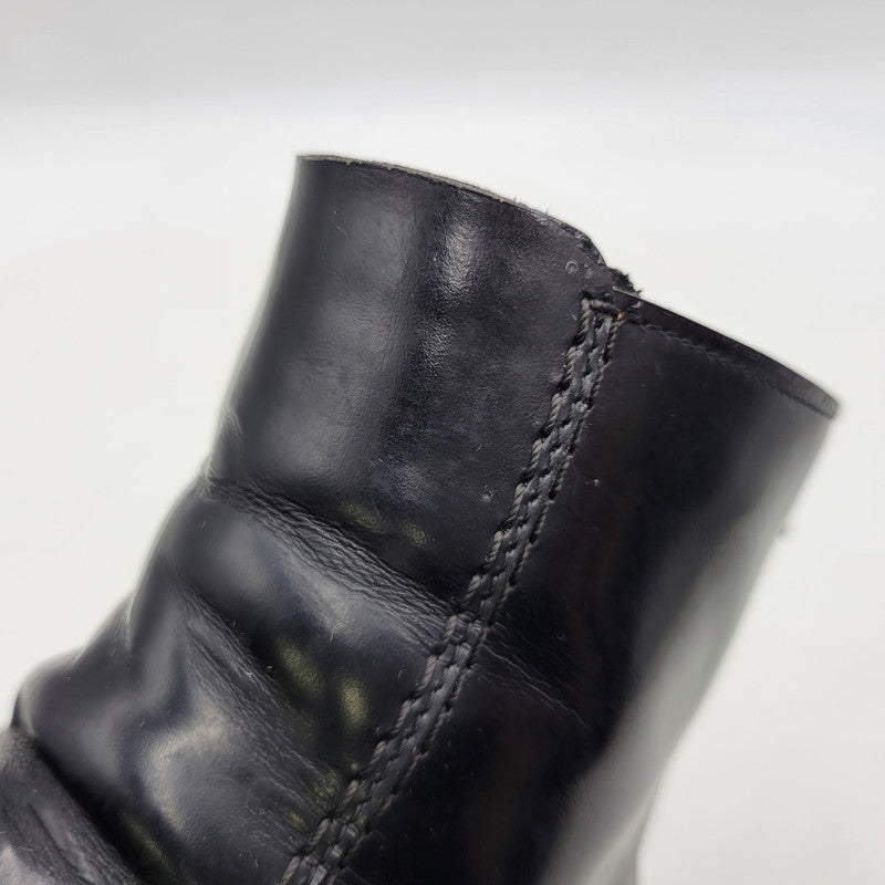 【現状渡し品】【メンズ】 COSTUME HOMME コスチューム オム LEATHER ZIP BOOTS レザー ジップ ブーツ シューズ 靴 164-260702-cs-19-izu サイズ：7 カラー：ブラック 万代Net店