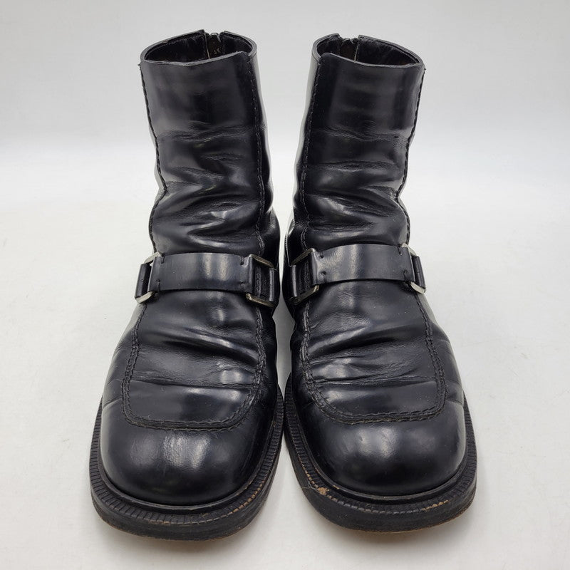 【現状渡し品】【メンズ】 COSTUME HOMME コスチューム オム LEATHER ZIP BOOTS レザー ジップ ブーツ シューズ 靴 164-260702-cs-19-izu サイズ：7 カラー：ブラック 万代Net店
