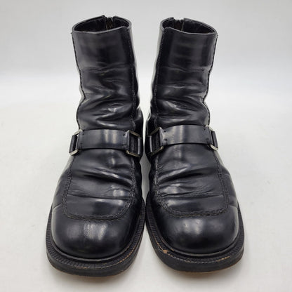 【現状渡し品】【メンズ】 COSTUME HOMME コスチューム オム LEATHER ZIP BOOTS レザー ジップ ブーツ シューズ 靴 164-260702-cs-19-izu サイズ：7 カラー：ブラック 万代Net店