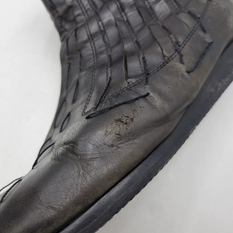 【現状渡し品】【メンズ】 NOBUYUKI MATSUI ノブユキマツイ TABI SHOES タビ シューズ 靴 164-260702-cs-18-izu サイズ：26.5cm カラー：ブラック 万代Net店