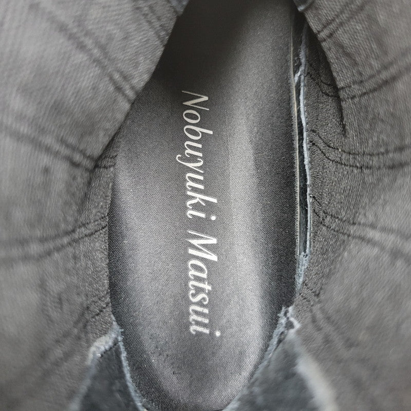 【現状渡し品】【メンズ】 NOBUYUKI MATSUI ノブユキマツイ TABI SHOES タビ シューズ 靴 164-260702-cs-18-izu サイズ：26.5cm カラー：ブラック 万代Net店