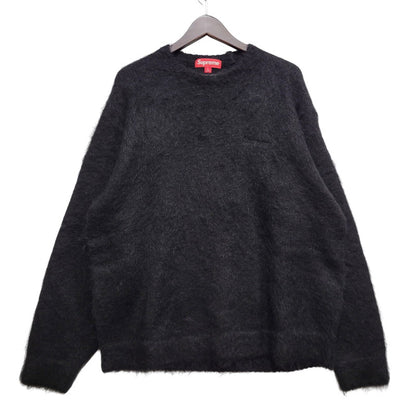 【中古美品】【メンズ】 Supreme シュプリーム BRUSHED MOHAIR SWEATER ブラッシュド モヘア セーター 長袖 149-260702-as-11-izu サイズ：L カラー：ブラック 万代Net店